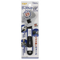 トップ工業 ガタ無しモンキレンチ ワークワイド HM-25MGBK 1丁（直送品）