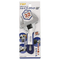 トップ工業 ショートワークワイド(ガタ無しモンキレンチ) HM-32MSNB 1丁（直送品）