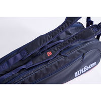 Wilson(ウイルソン) テニス バッグ TEAM J 6PK NAVY Navy/Pink WR80501010 1個（直送品）