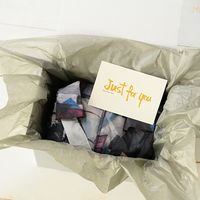 ヘッズ ラッピングカラーペーパー-チャコールグレー 2000枚(200枚×10) WP-CG（直送品）