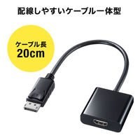 サンワサプライ DisplayPort-HDMI変換アダプタ AD-DPHD04 1個