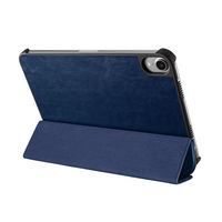 サンワサプライ iPad mini 2021 ソフトレザーケース ブルー PDA-IPAD1807BL 1個（直送品）