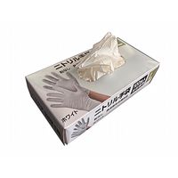 ニトリル手袋 薄手(3.5g) 白 粉なし L 100枚×10箱