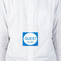 PP製イベント名札 イベントサイズ（内寸97×85mm） IEV-NM50M-A 1パック（50枚入） サンケーキコム