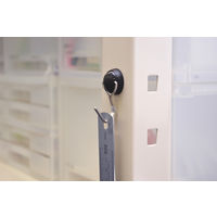 マグエックス マグネットフック ゼロスライド(SS)黒 MZR-2K 1箱(10個入)