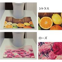 イケヒコ PVCトイレマット ラベンダー 約550×600mm パープル 1301760011401 1枚（直送品）