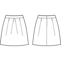 チクマ スカート（フレア） YT3915-1-13（直送品）