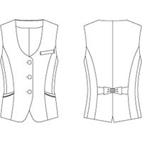 チクマ ベスト AR2875-1-7（直送品）