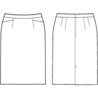 チクマ スカート（タイト） AR3862-1-17（直送品）