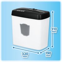 A4 クロスカットシュレッダー （11L/最大細断枚数6枚） S35 アスカ（Asmix）（直送品）