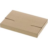 【底面A6】ラクポスBOX 縦110×横160×高さ20mm クラフト 1セット（100枚）HEIKO（直送品）