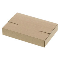 【底面A6】ラクポスBOX 縦110×横160×高さ30mm クラフト 1セット（100枚）HEIKO（直送品）