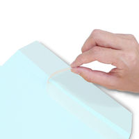 透けない封筒テープ付　角2 シークレット99 ブルー　100枚 ムトウユニパック