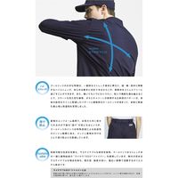 カーシーカシマ 半袖ブルゾン ネイビー LL CSU182 1着