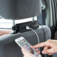 サンワダイレクト 車の後部座席対応 USB充電器（7ポート・2.1A・2m） 200-CAR035 1個（直送品）