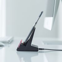 サンワダイレクト USB Type-c マグネット充電スタンド（microUSB対応・2A対応） 200-STN031 1個（直送品）