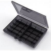 サンワダイレクト 電池ケース（単3・単4電池・各最大10本収納） 200-BT005BK 1個（直送品）