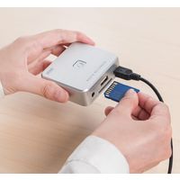 サンワダイレクト オーディオキャプチャー（パソコン不要・カセットテープ・レコード） 400-MEDI025 1個（直送品）