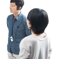 サンワダイレクト ワイヤレスガイド システム（ガイド用イヤホンマイク・最大255台接続・40チャンネル対応・防水/防塵・ディスプレイ搭載） 1個（直送品）