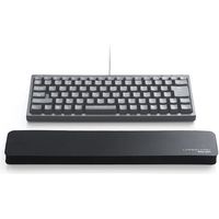 サンワダイレクト キーボード用リストレスト（コンパクトキーボード用・ノートPC用・疲労軽減・ブラック） 200-TOK008 1個（直送品）