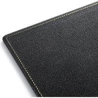 サンワダイレクト 姫路レザーマウスパッド（日本製・おしゃれ・ブラック） 200-MPD017BK 1個（直送品）