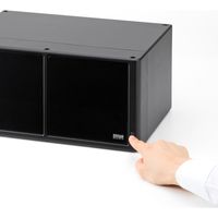 サンワダイレクト Blu-ray収納ケース（ブルーレイ・引き出し・大容量160枚収納・スタッキング可能） 200-FCD059 1個（直送品）