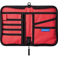 サンワダイレクト パスポートケース(航空券サイズ・財布・11ポケット・Mサイズ・ブラック) 200-BAGIN003BK 1個（直送品）