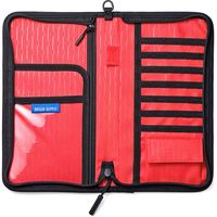 サンワダイレクト パスポートケース（トラベルオーガナイザー・13ポケット・航空券対応・Lサイズ・ブラック） 200-BAGIN002BK 1個（直送品）