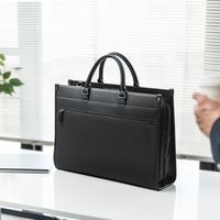 サンワダイレクト ビジネスバッグ（ダブルファスナー・大容量・耐水・15.6型対応・A4収納） 200-BAG124WP 1個（直送品）