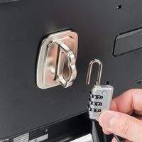 サンワダイレクト iPad・タブレットセキュリティワイヤー取り付け部品（両面テープ・ネジ止め・大型） 200-SL055 1個（直送品）