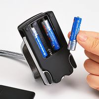 サンワダイレクト LEDライト付き拡大鏡(クリップ対応) 400-CAM019 1個（直送品）