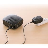 拡声器　メガホン　スピーカーマイク　ポータブル型　ハンズフリー　400-SP065　サンワサプライ　1個（直送品）