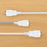 サンワダイレクト 電源タップ（USB充電・最大3.9A・おしゃれコード採用・ファブリック こたつコード使用・1m・ダークブルー） 1個（直送品）