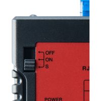 サンワダイレクト LANテスター（LANケーブル/RJ-45・モジュラーケーブル/RJ-11対応・LEDライト内蔵・親機・子機脱着可能） 1個（直送品）