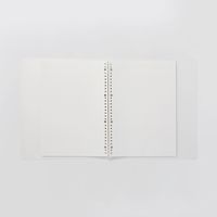 無印良品 ポリプロピレン片手で開閉できるバインダー A4・8穴リング 82207736 良品計画