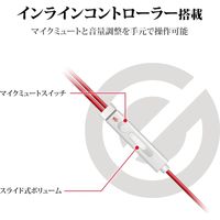 ヘッドセット イヤホン φ3.5mm4極ミニプラグ ライトニング端子 PS4 PS5 任天堂スイッチ ホワイト HS-GS30ELWH エレコム 1個