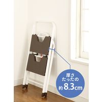 シービージャパン フォールディングステップ 2段 ブラウン 4582106471442 1個