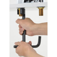 カクダイ ガオナ 蛇口しめつけ工具 立水栓 ツーホール混合水栓 (取付け 取外し 対辺23・25ミリ 六角スパナ付き) GA-KH006 1個