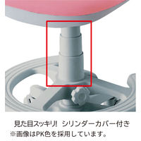 【軒先渡し】コイズミ　Just Fit Chair（ジャストフィットチェア ファブリック） 学習チェア パープル CDY-372PR 1脚（直送品）