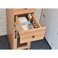 佐藤産業 DOLLY（ドリー） 隙間収納ラック 幅250×奥行400×高さ1700mm ナチュラル DO170-25SS DNA 1台（直送品）