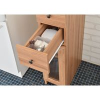 佐藤産業 DOLLY（ドリー） 隙間収納ラック 幅200×奥行400×高さ1700mm ナチュラル DO170-20SS DNA 1台（直送品）