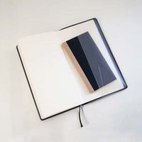 プリントインフォームジャパン ふせんの手帖 [表紙：ブラック] 1179-0001-0570 1セット（2個）（直送品）