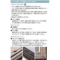 アルテジャパン ウォールミラー サークル 直径400m×厚み17mm クリア AI-603 1枚（直送品）