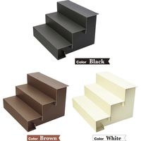 ササガワ 紙製組立式3段かざり棚 BIG ブラウン 44-5862 1個