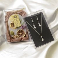 ササガワ 透明ボックス はがきサイズ 105×153×25 50-450 1冊(50枚袋入)