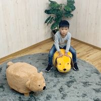 後藤家具物産 アニマルスツール イヌ イエロー ST-11DG 1脚（直送品）