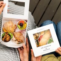 ヘッズ ボヌール窓付ランチボックス-1 BNR-WGB1 1セット（200枚：20枚×10パック）