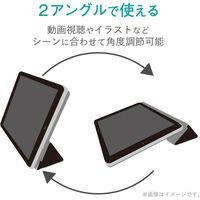 iPad ケース カバー 第7世代 第8世代 10.2 対応 フラップ ポリカーボネート 黒 TB-A19RPVFBK エレコム 1個（直送品）