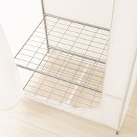 永井興産 ルームワードローブ 幅805×奥行550×高さ1805mm ホワイト NK-885WH 1台（直送品）