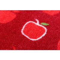 山崎産業 ホップマット リンゴがいっぱい #6 レッド 6635000006Y8R 1箱（1枚入）（直送品）